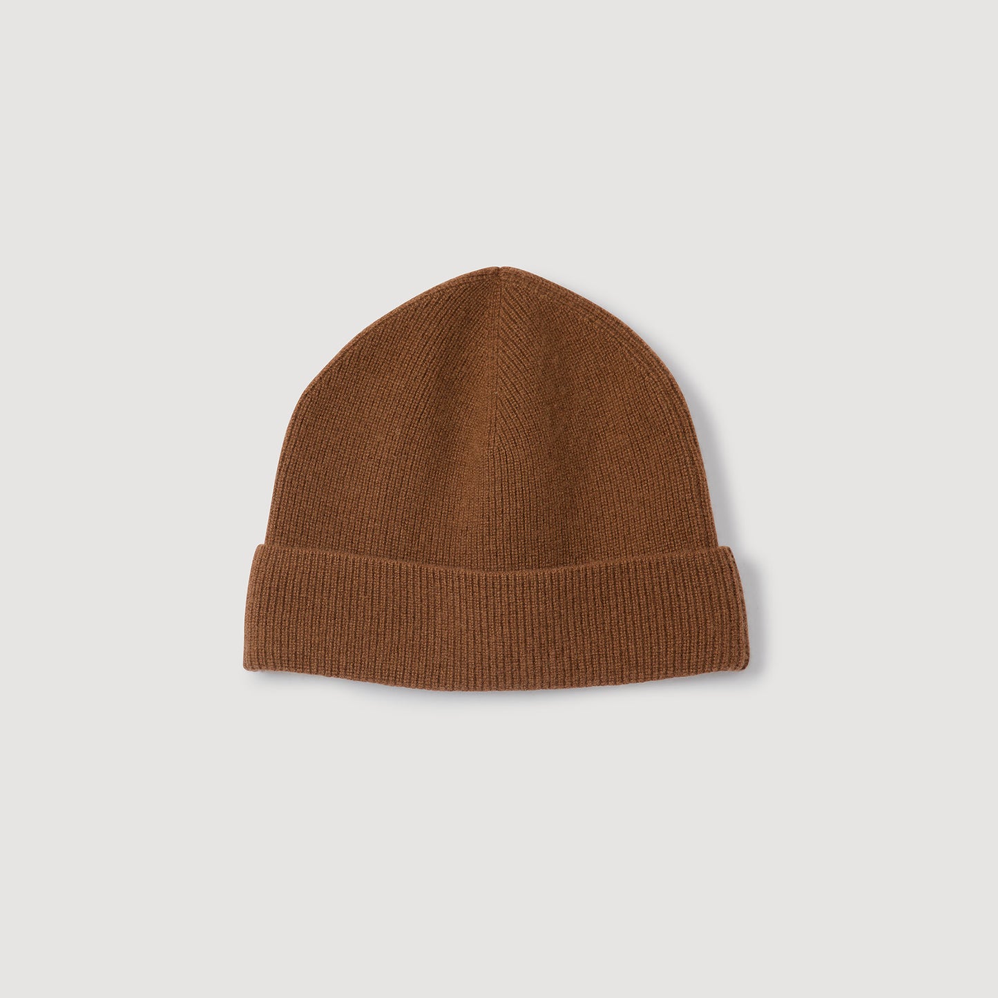 Beanie Cashmere Cashmere Hat Cognac
