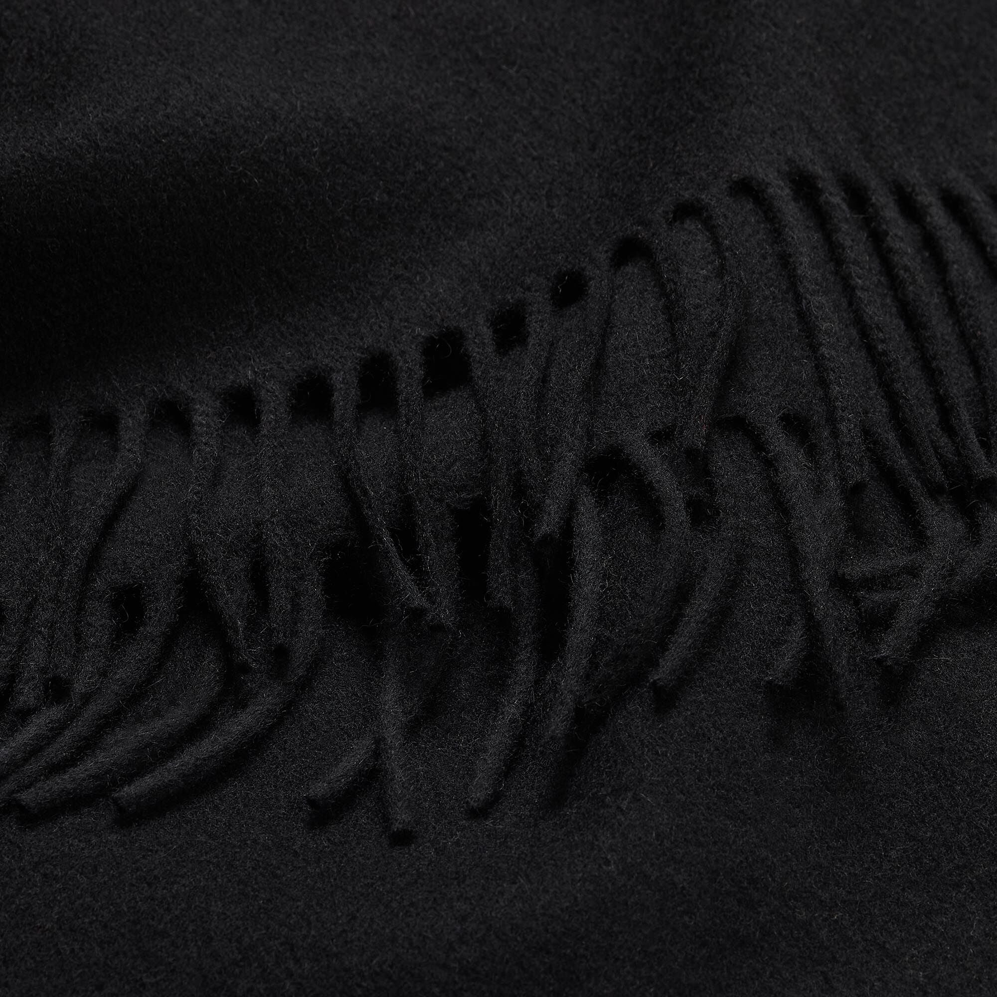 Wool And Cashmere Scarf Black