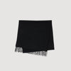 Wool And Cashmere Scarf Black