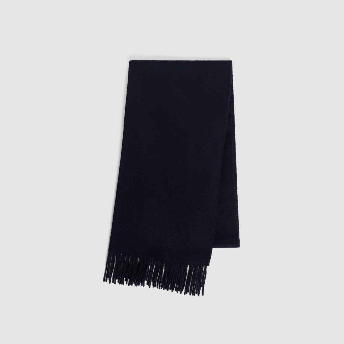 New Solid Scarf Wool and cashmere scarf Dark Navy