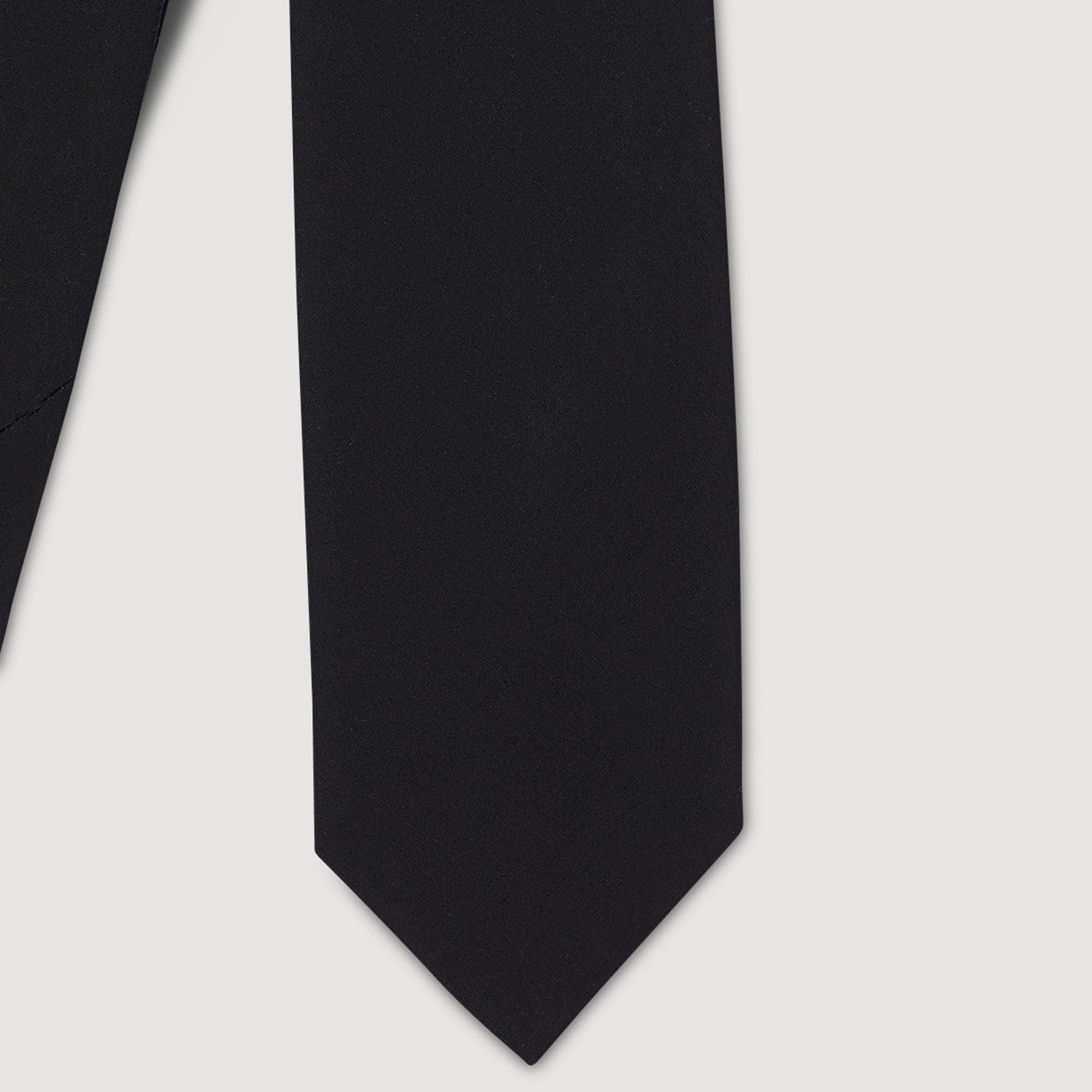 Silk Tie Silk Jacquard Tie Black