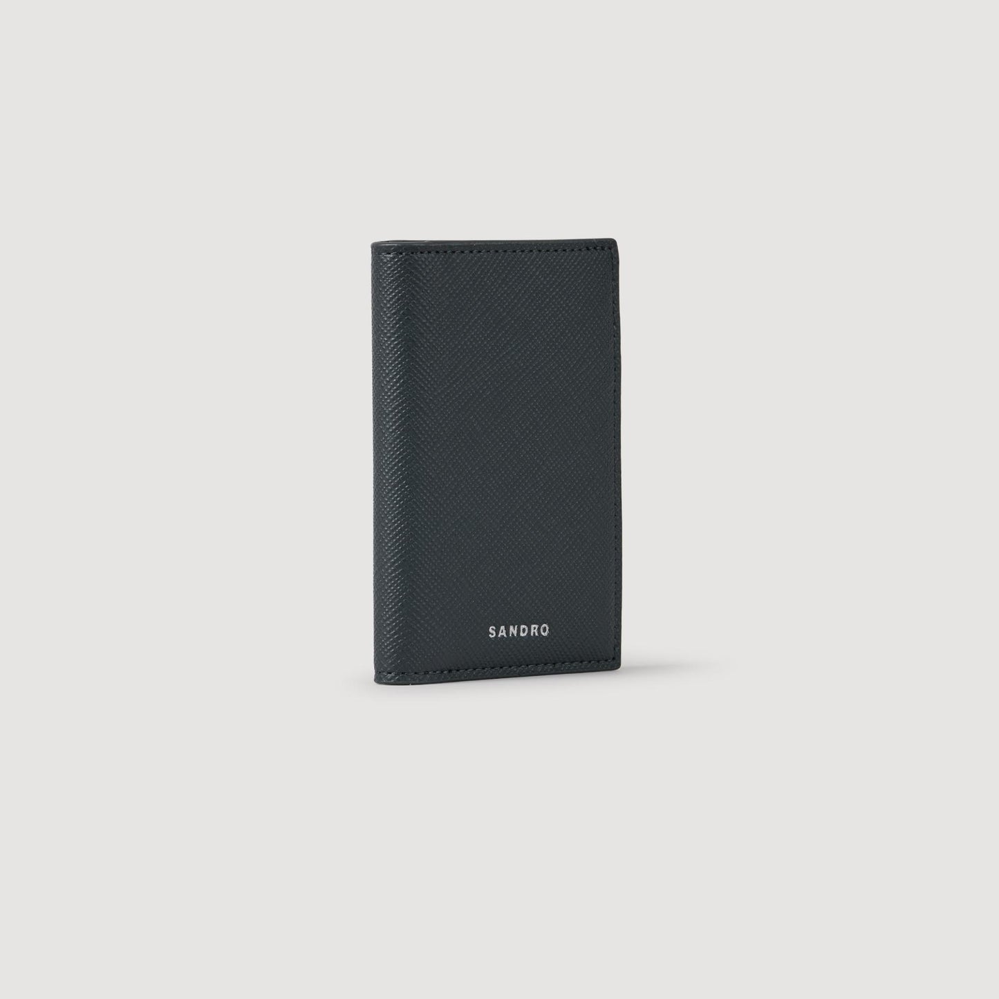 New Card Reconstituted Leather Leather Wallet Steel
