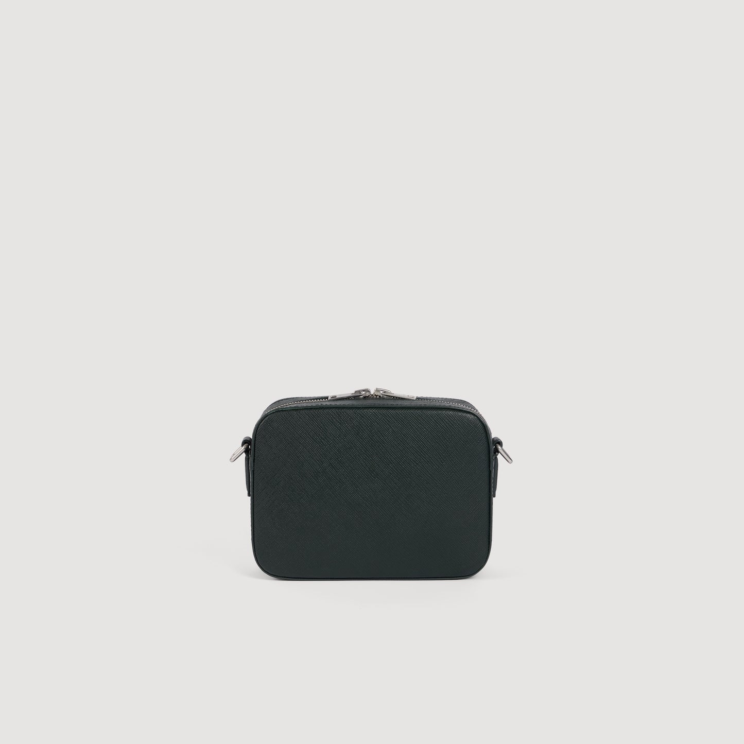 Minibag Hook Small synthetic leather logo bag Green
