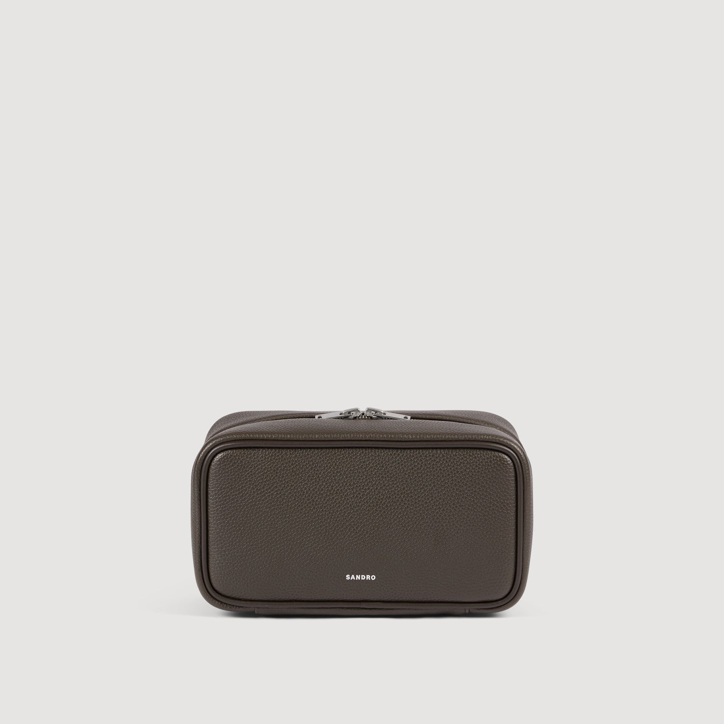 Wash New Grained Canvas Toilet Bag Taupe