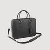 Briefcase In Certified Leather Black