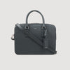 Downtown Large Update Reconstituted Leather Briefcase Steel