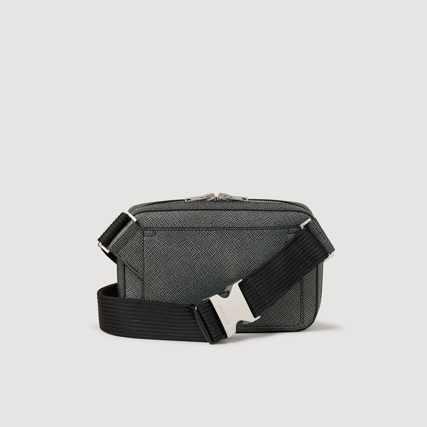 Small Recycled Leather Bag Graphites