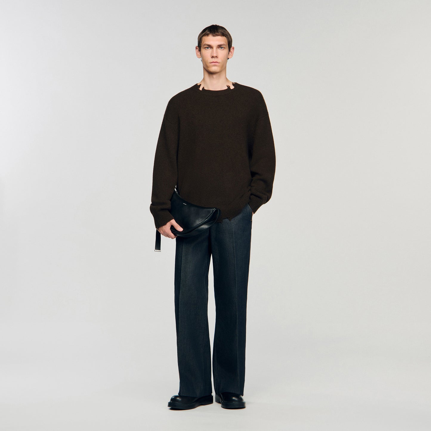 Small Hobo Small Leather Hobo Bag Black