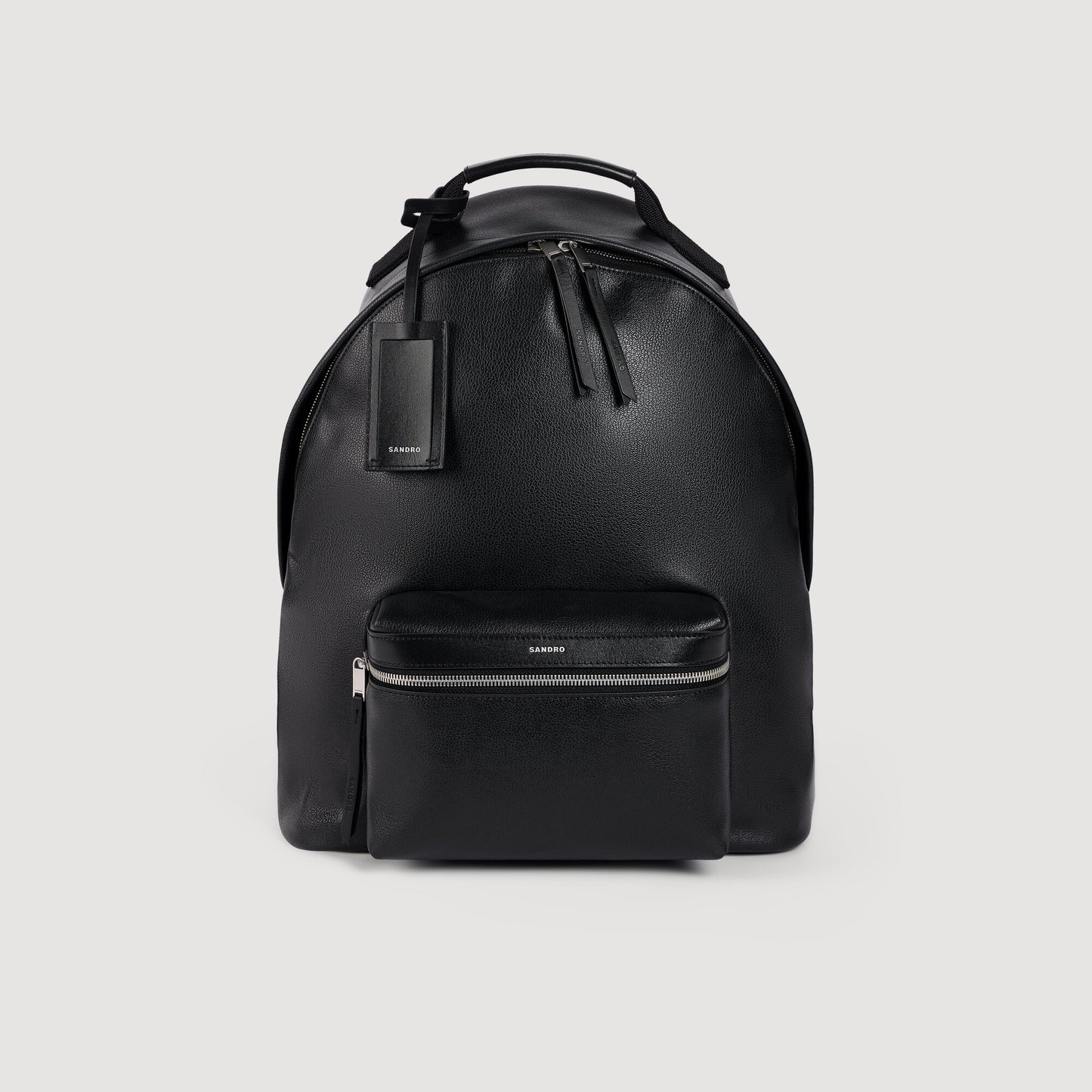 Backpack Regrain Reconstituted leather rucksack Black
