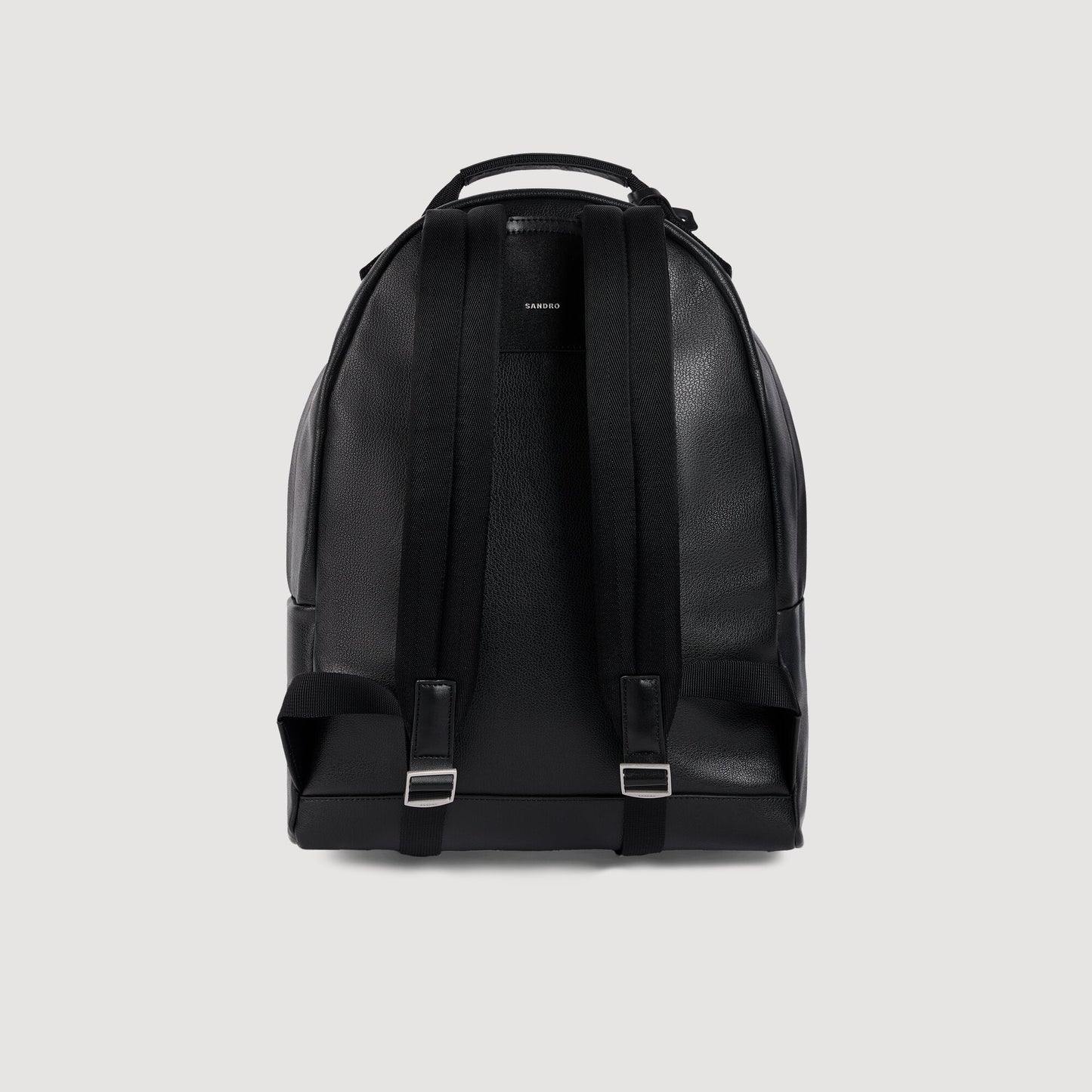 Backpack Regrain Reconstituted leather rucksack Black