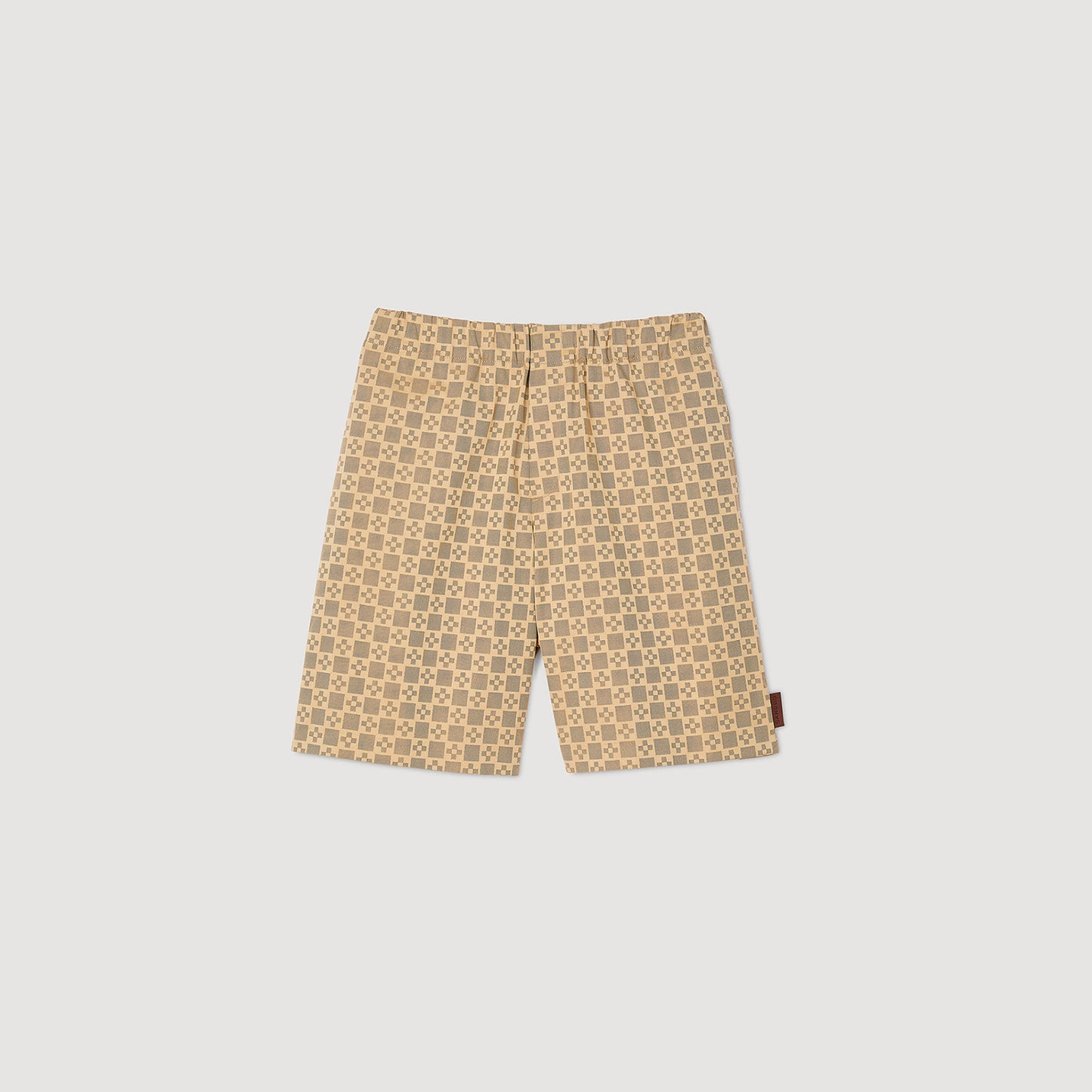 Cross Cotton Short Square Cross Jacquard Shorts Sand