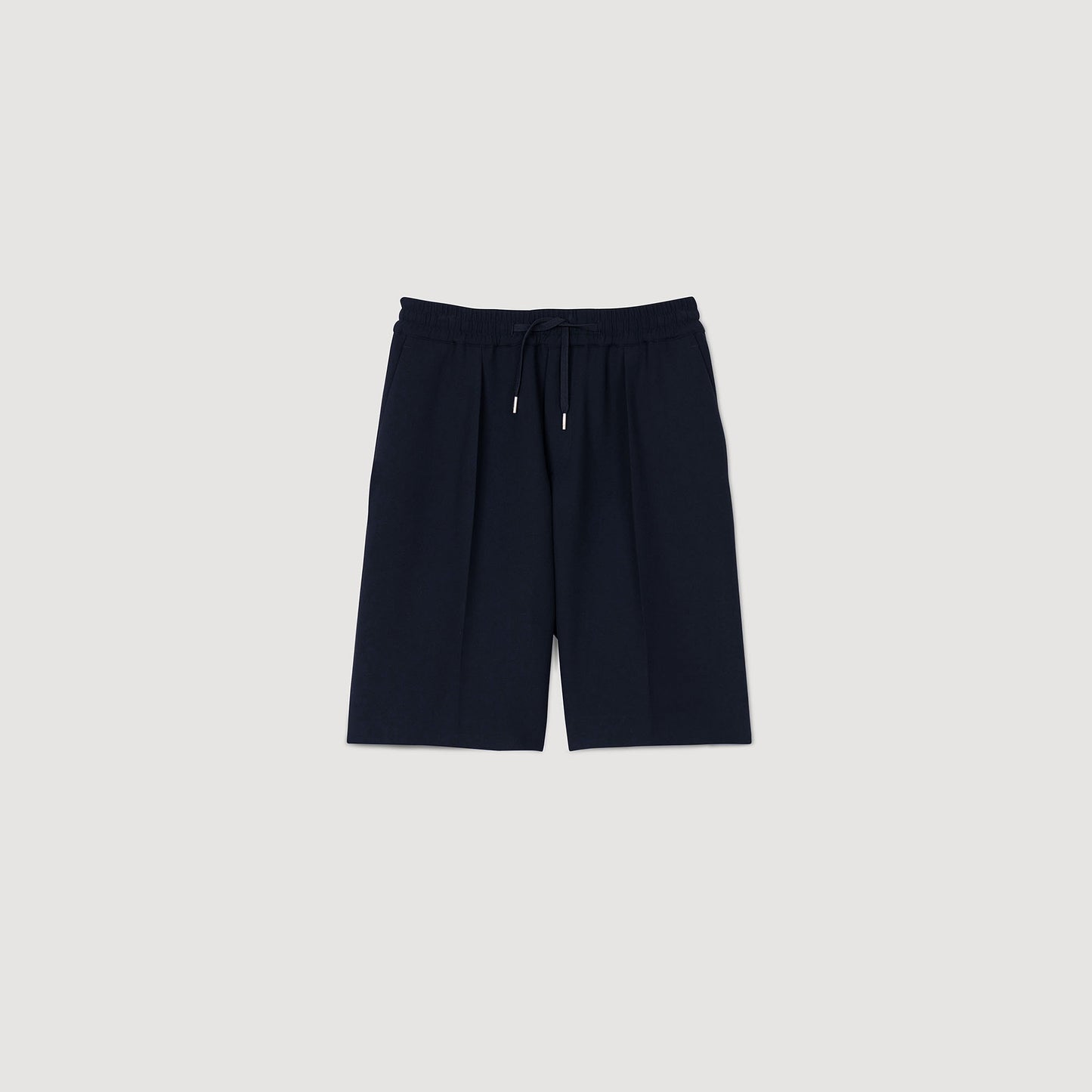 Short Jersey Pli Jersey Bermuda Shorts NAVY BLUE