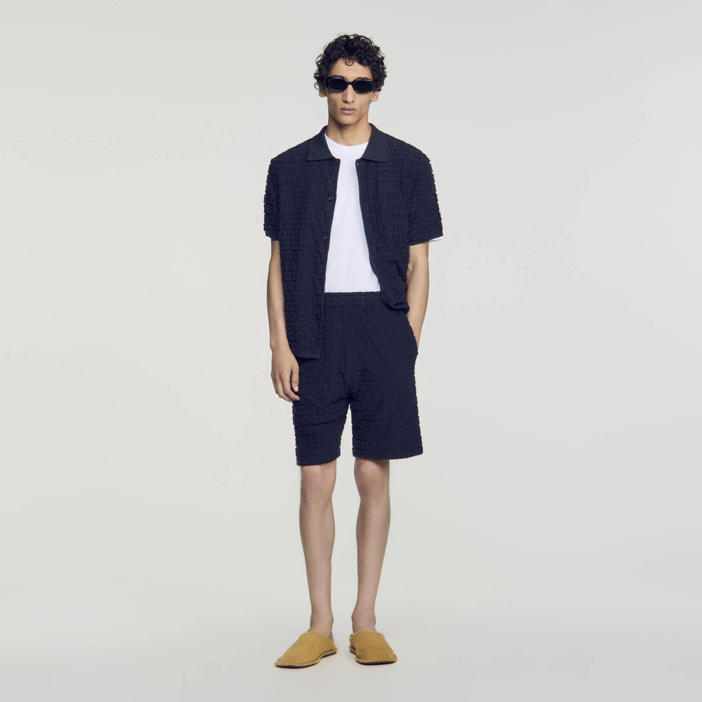 Sponge Shorts Shorts Navy Blue