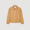 New Zipper Jacket Zip-Up Jacket Camel
