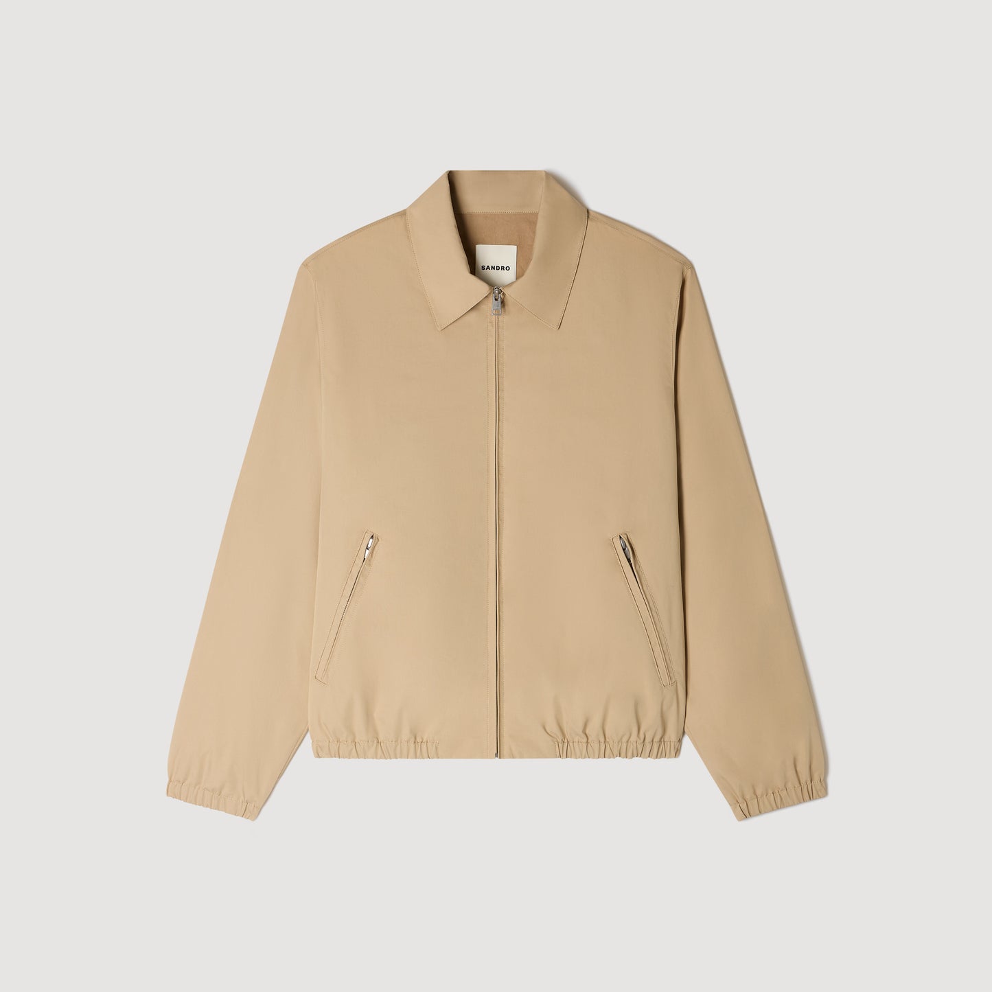 New Cotton Jacket Zip-Up Cotton Jacket Sand