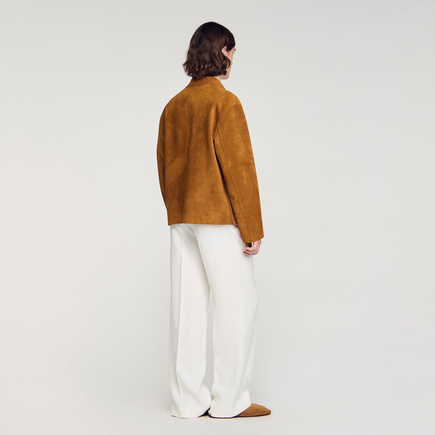 Thierry Jacket Split Leather Jacket Whisky