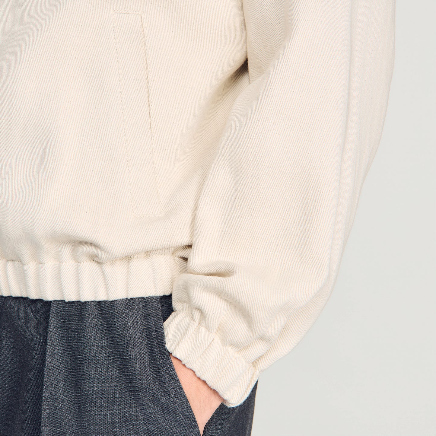 Jones Cotton Jacket Worker Jacket Ecru