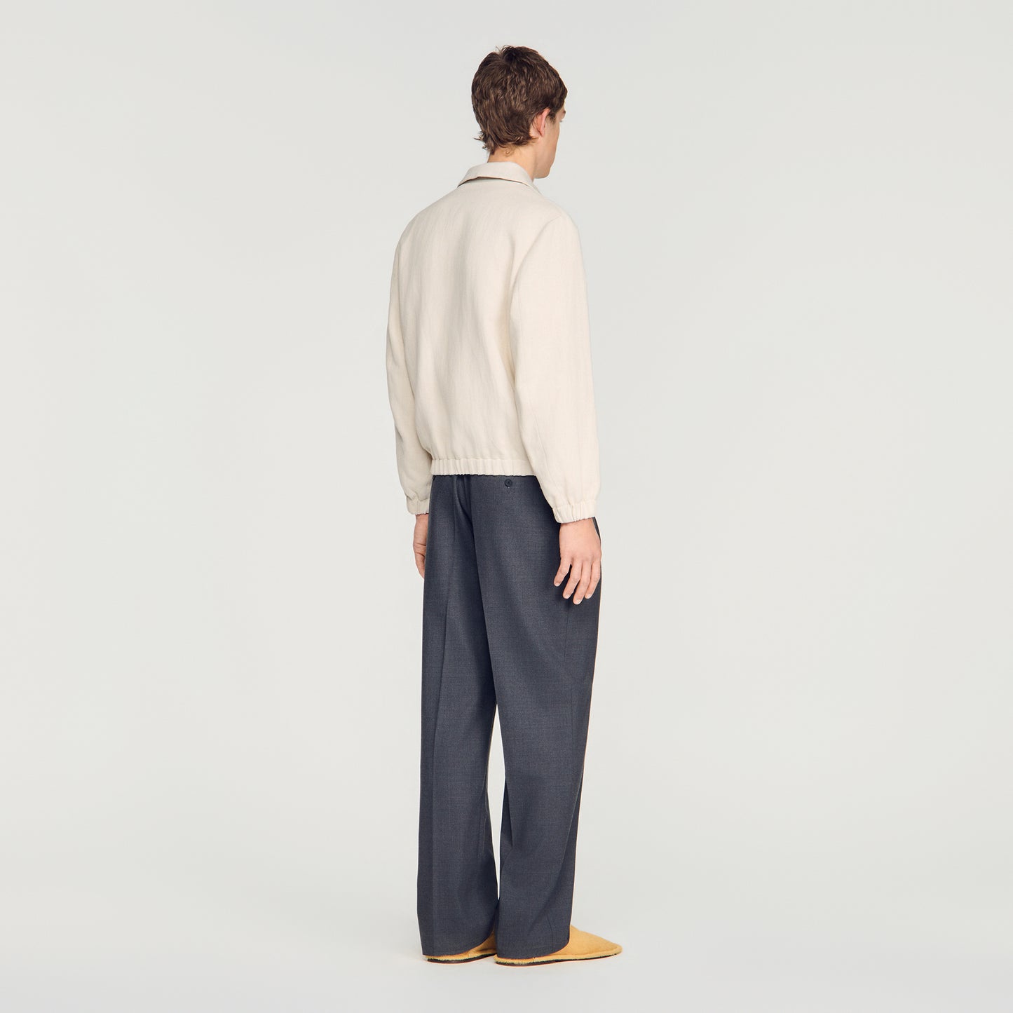 Jones Cotton Jacket Worker Jacket Ecru