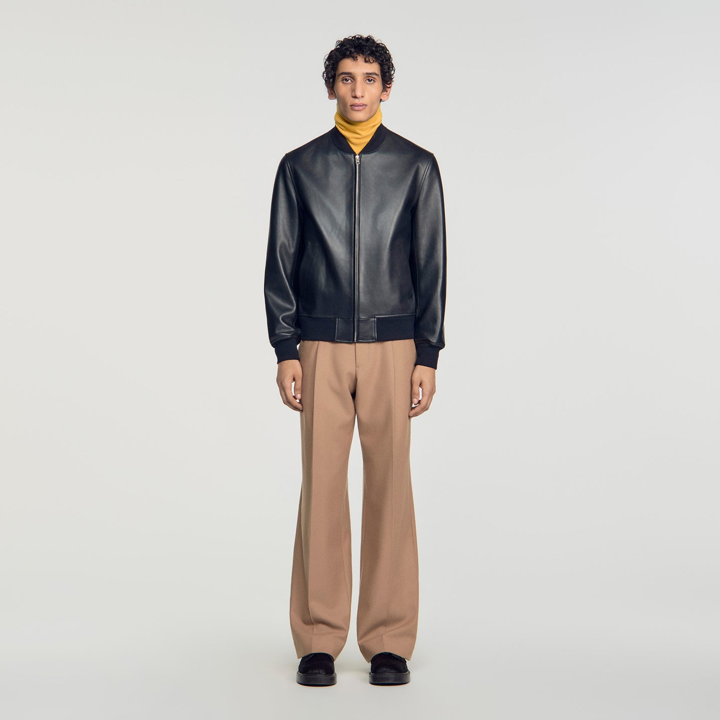 New Monaco Leather jacket Black