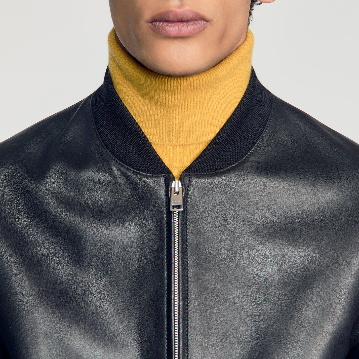 New Monaco Leather jacket Black