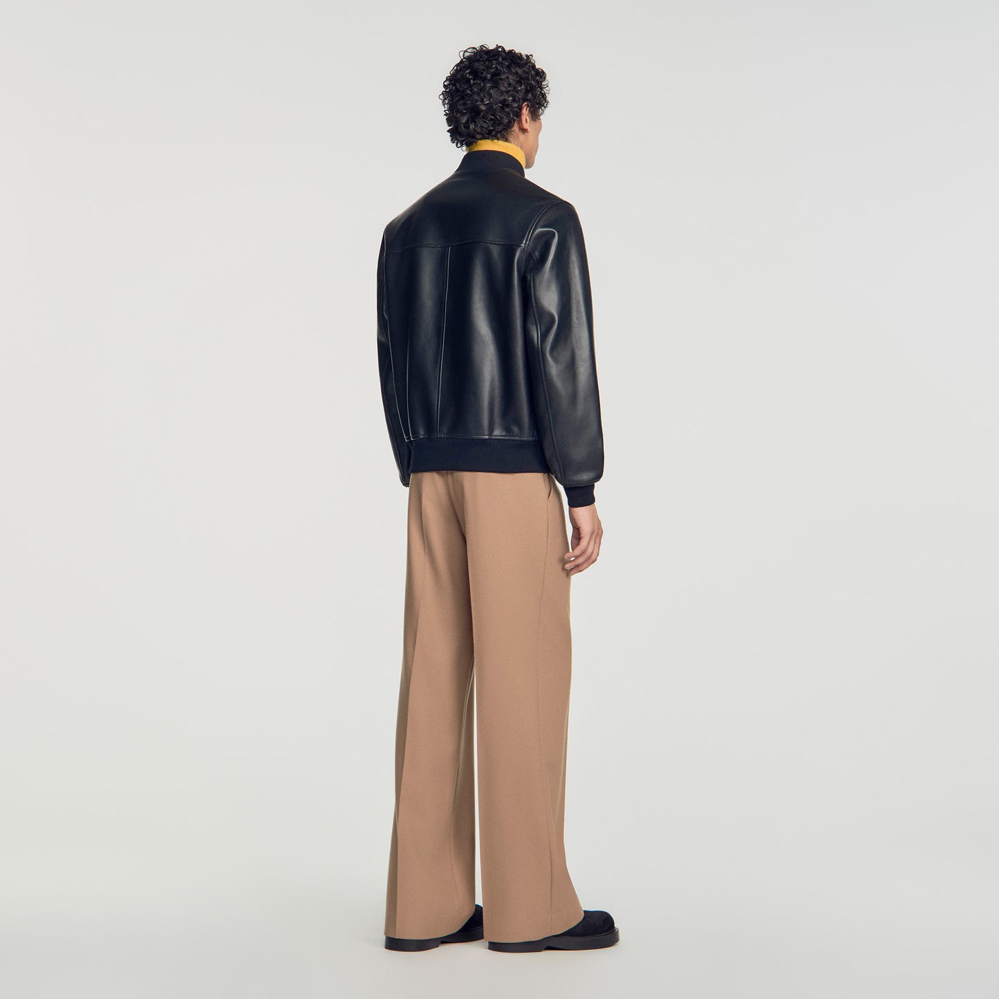 New Monaco Leather jacket Black