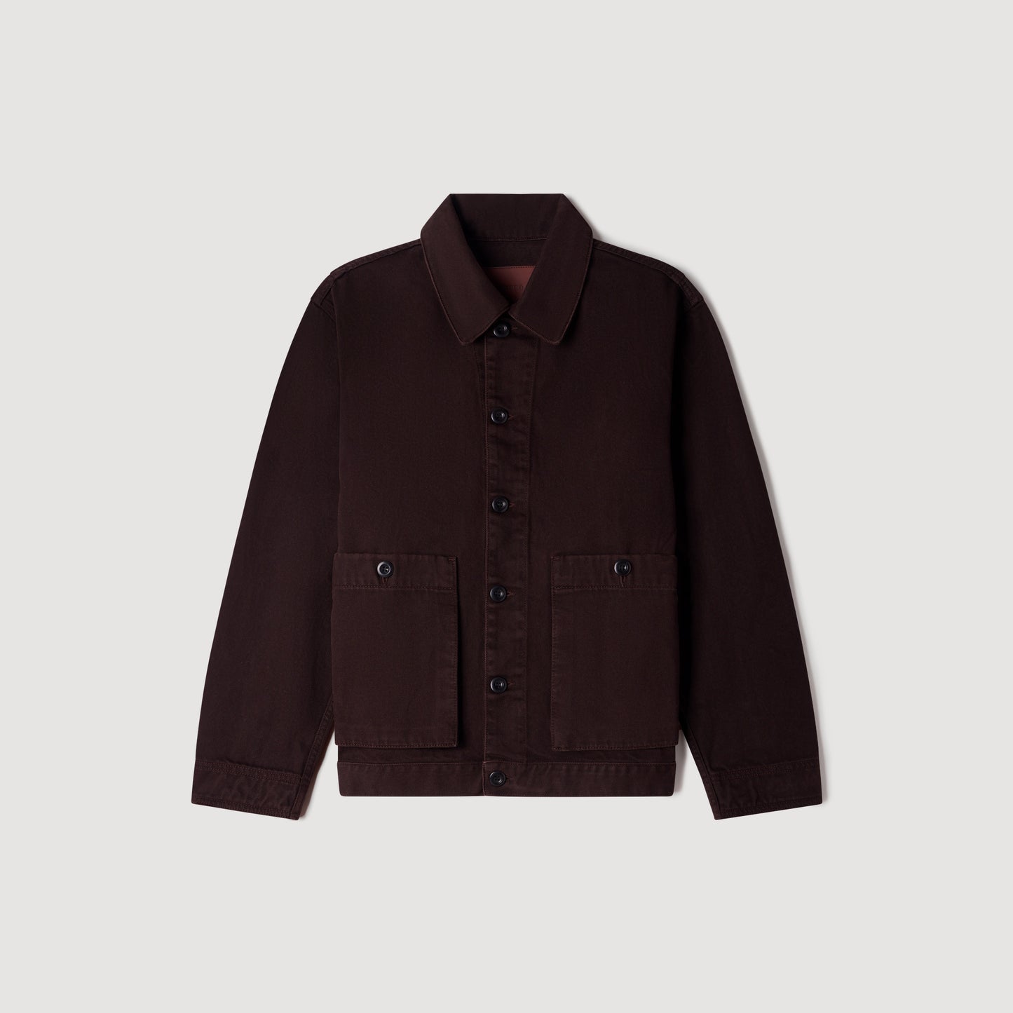 Oversize Denim Worker Denim worker jacket Chocolate