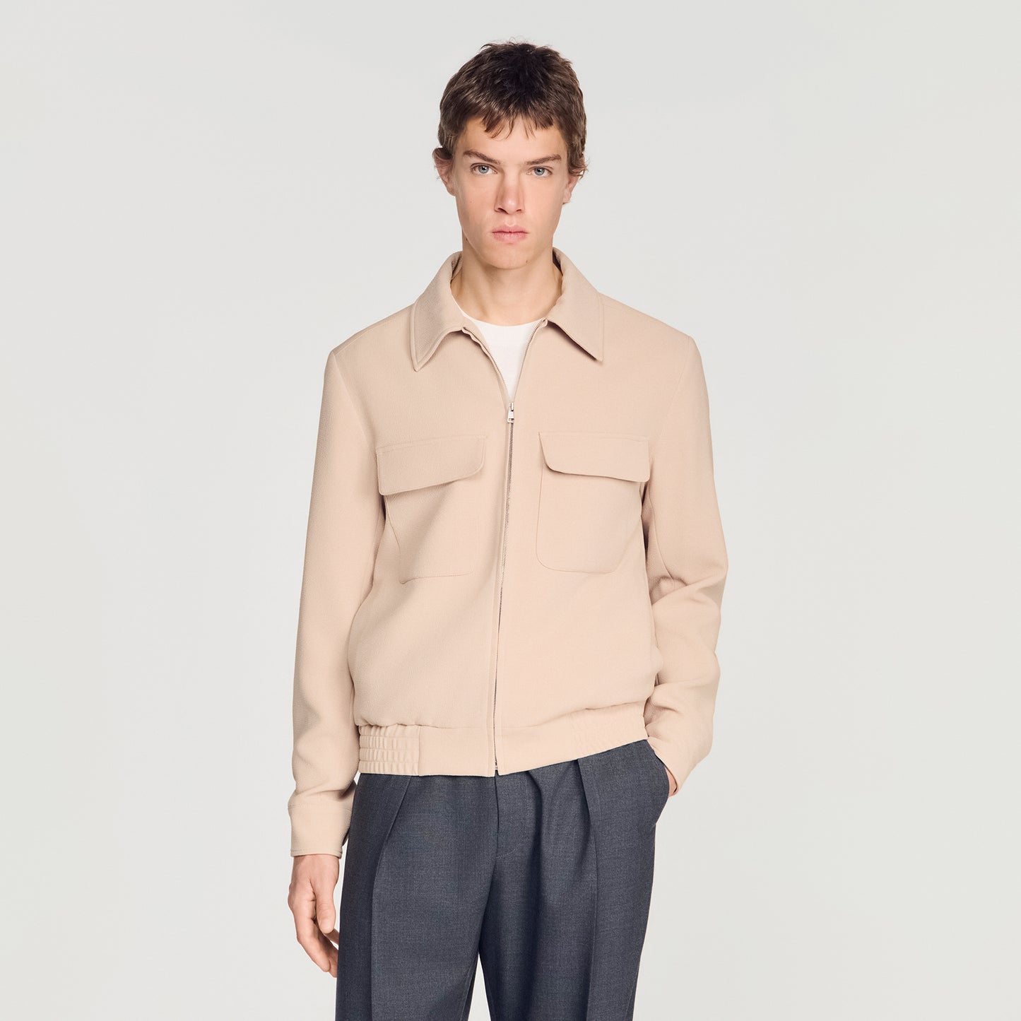 New Fifties Worker Jacket Cappucino