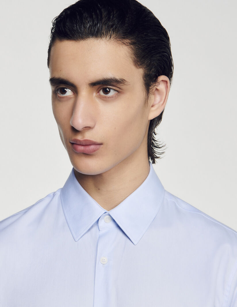 Classic Cotton Shirt Sky Blue
