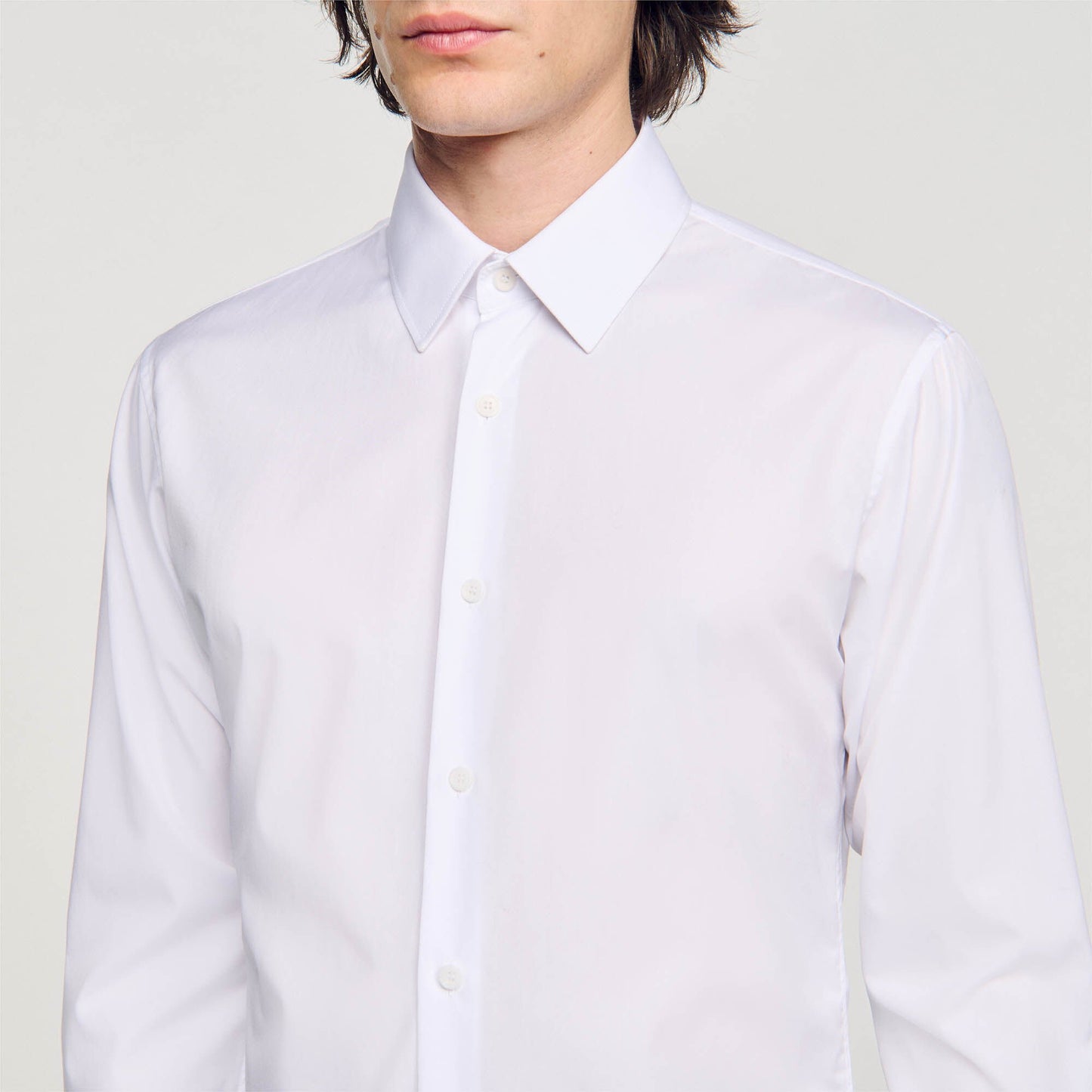 Long-Sleeved Shirt White