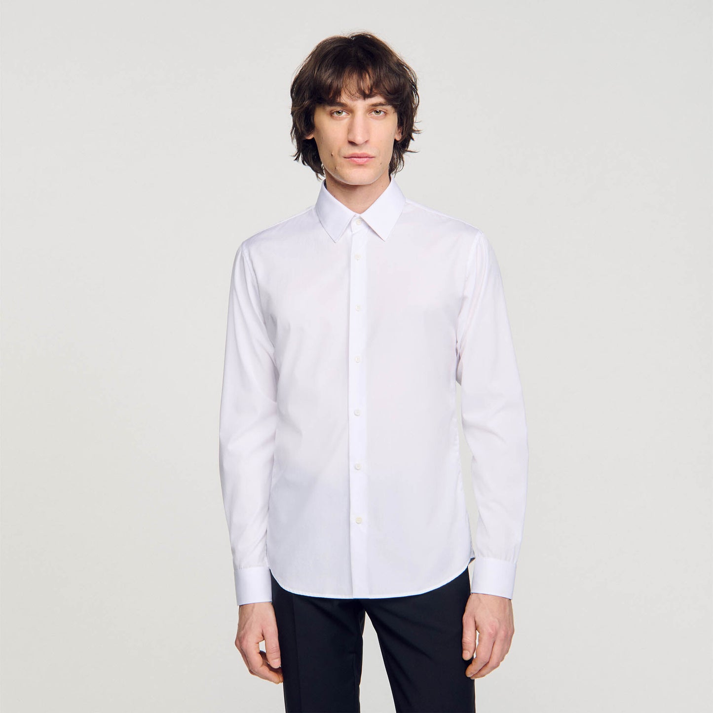 Long-Sleeved Shirt White