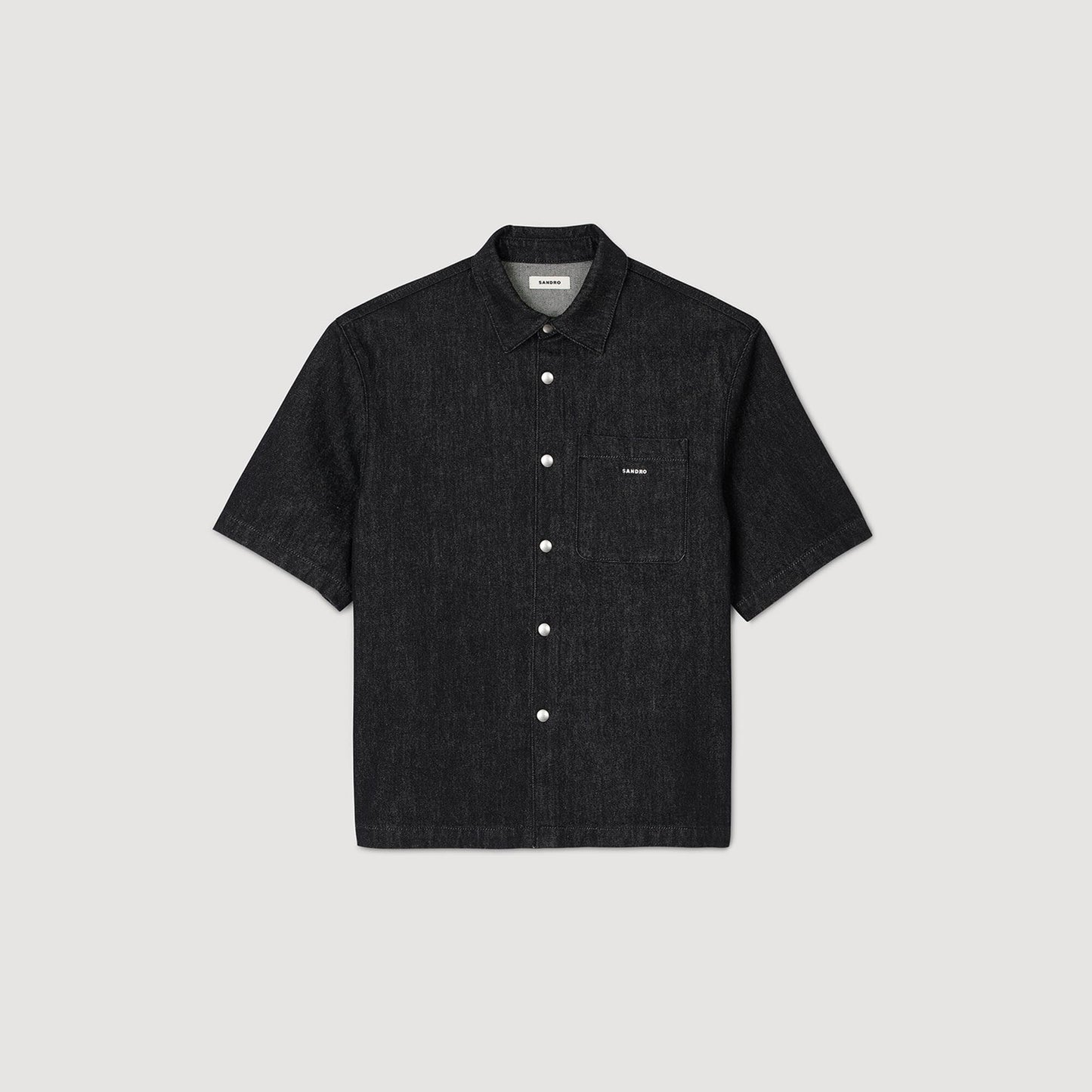Denim Shirt Logo Black