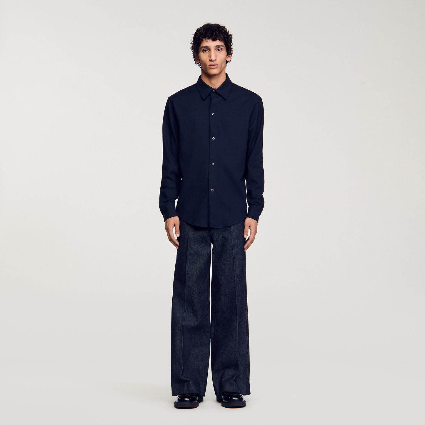Flannel Joker Navy Blue