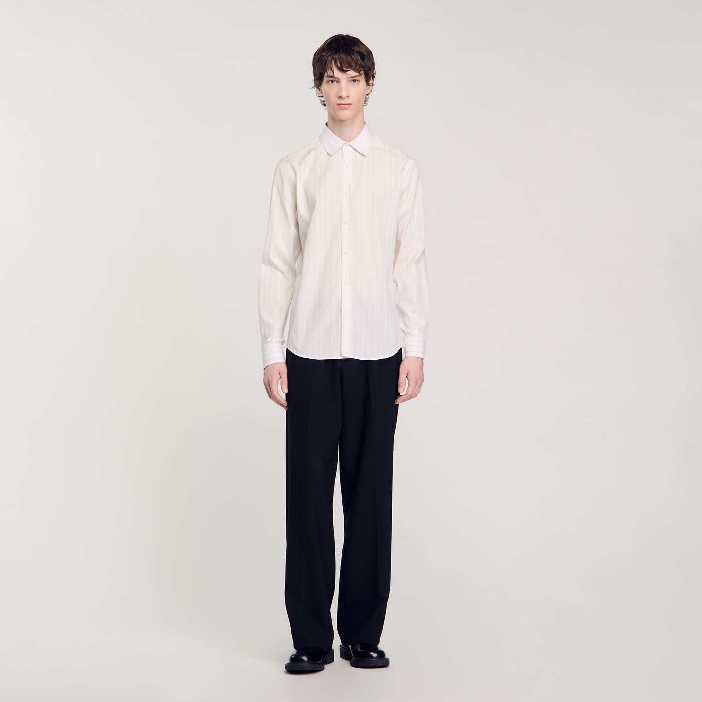 Striped Shirt White