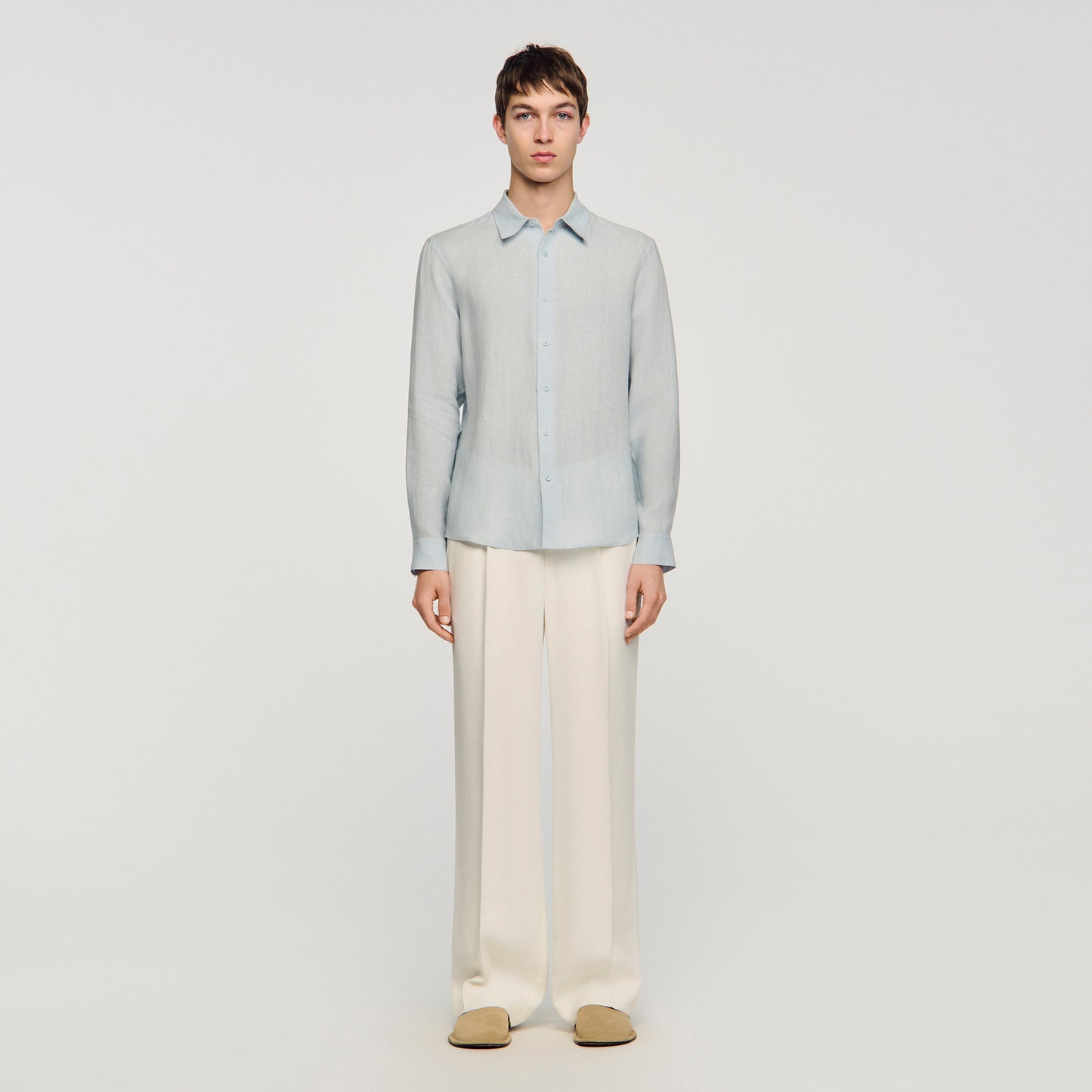 Linen Shirt Linen Shirt Sky Blue