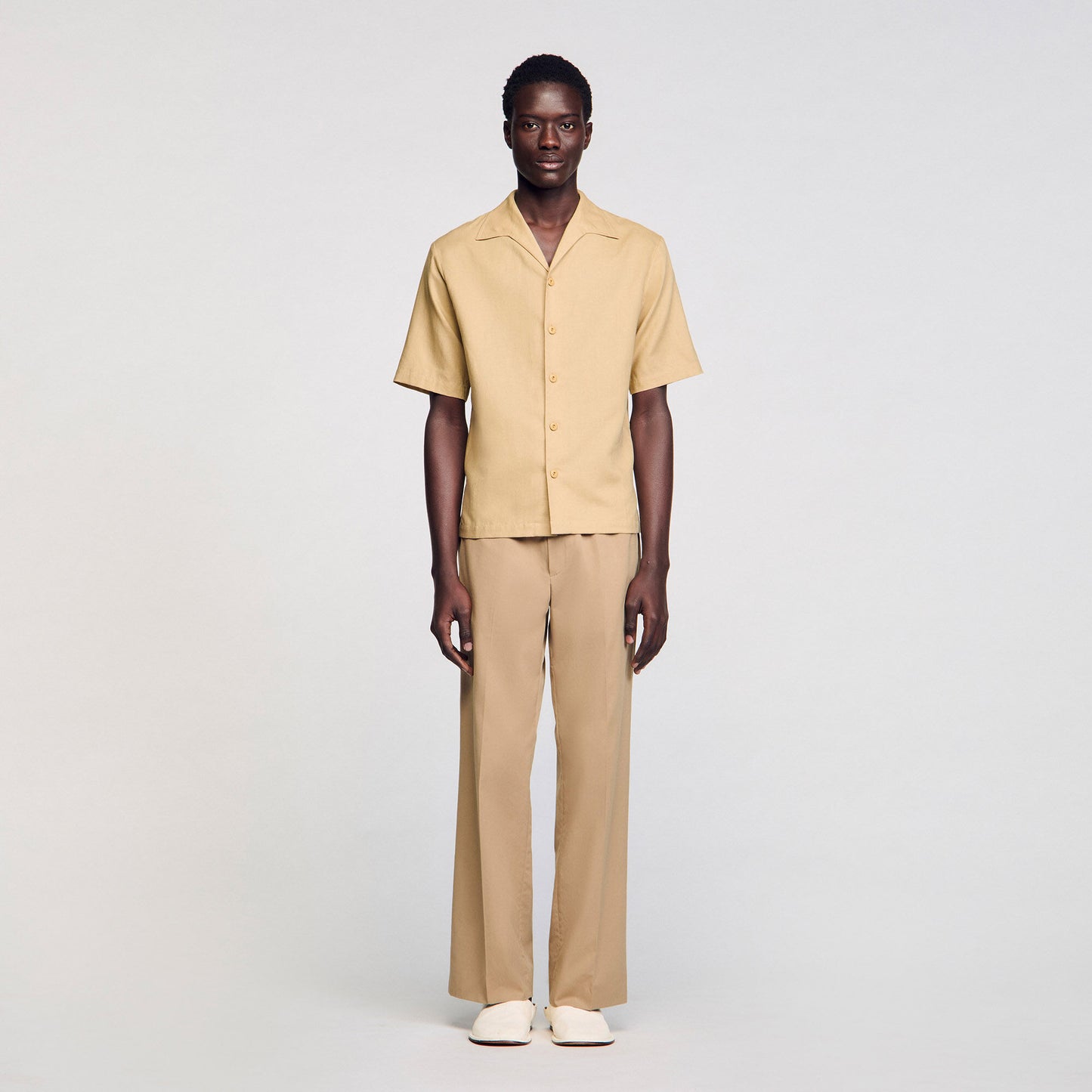 Requin Linen Mc Cotton And Linen Shirt Nut