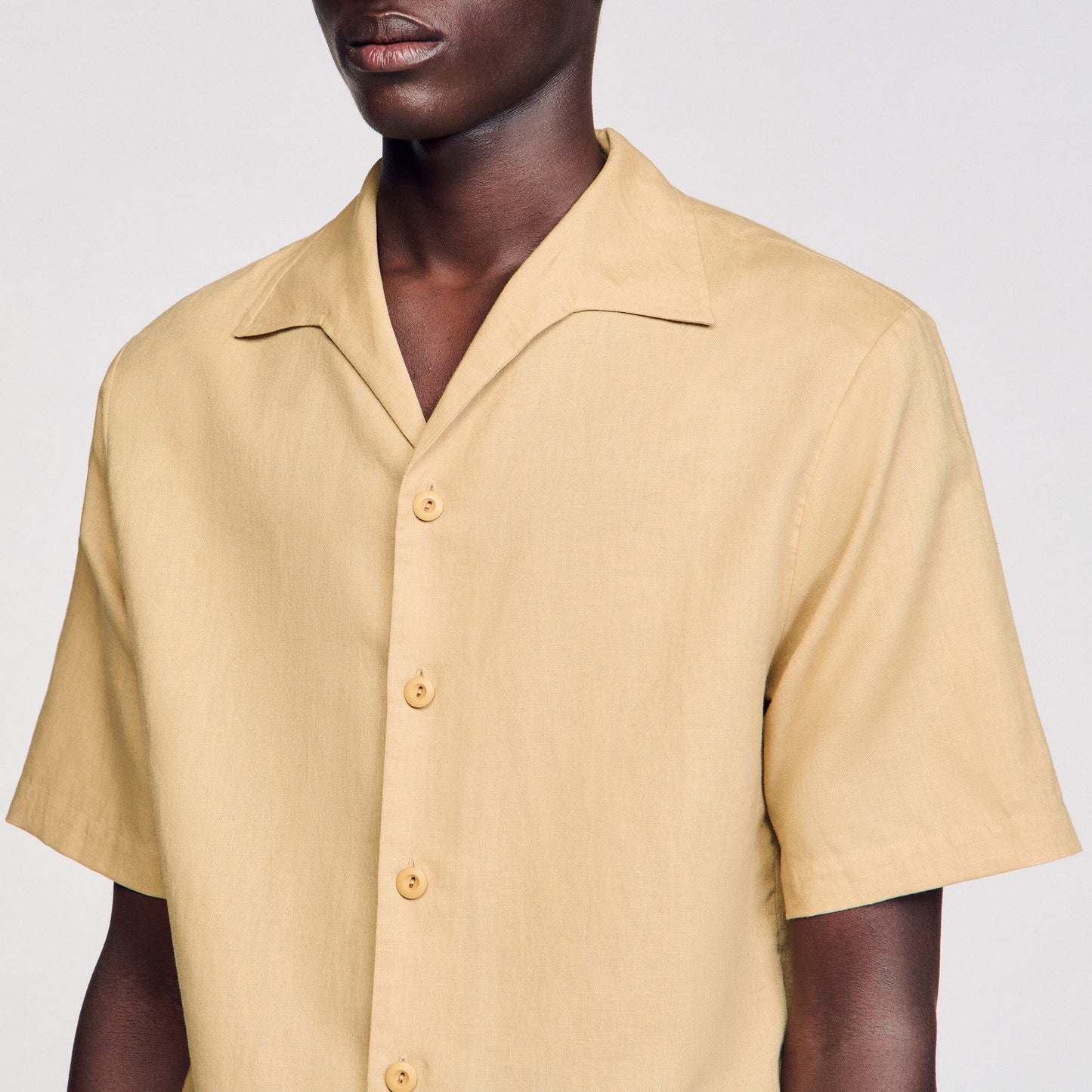 Requin Linen Mc Cotton And Linen Shirt Nut