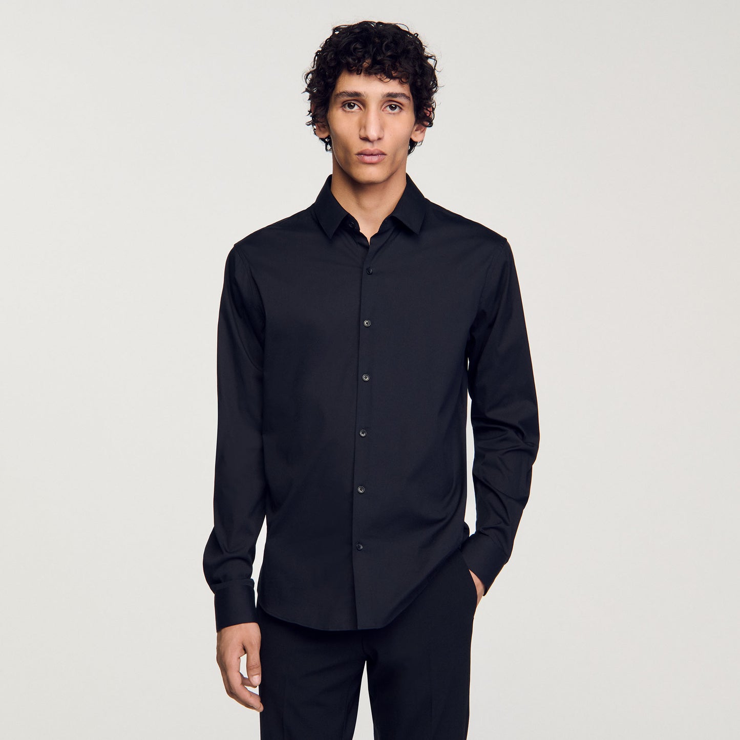 Plain Shirt Black