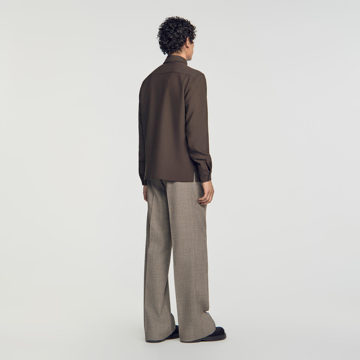Joker Pocket Shirt with patch pockets Dark Taupe