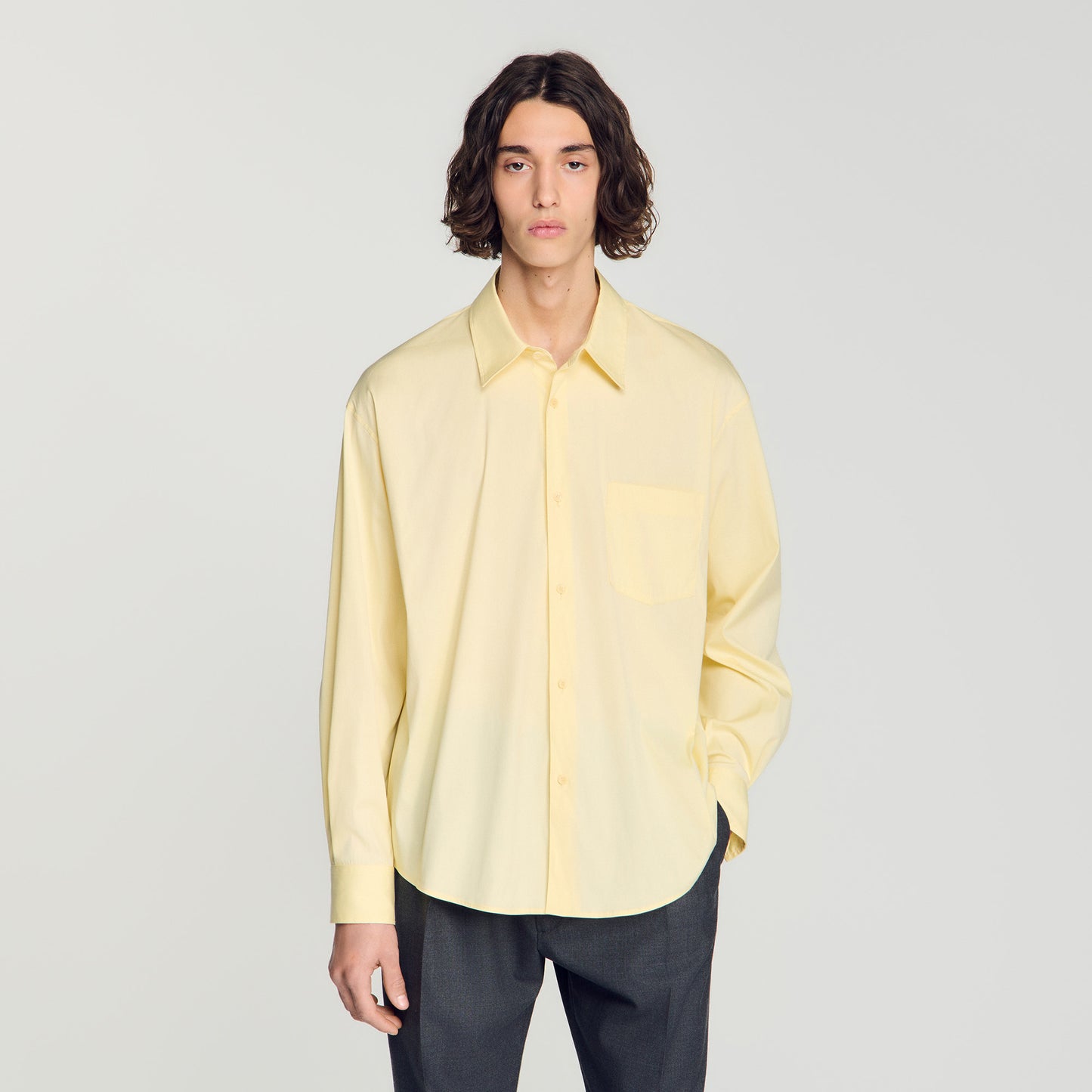Oversize Plain Shirt Oversized cotton shirt Souffre