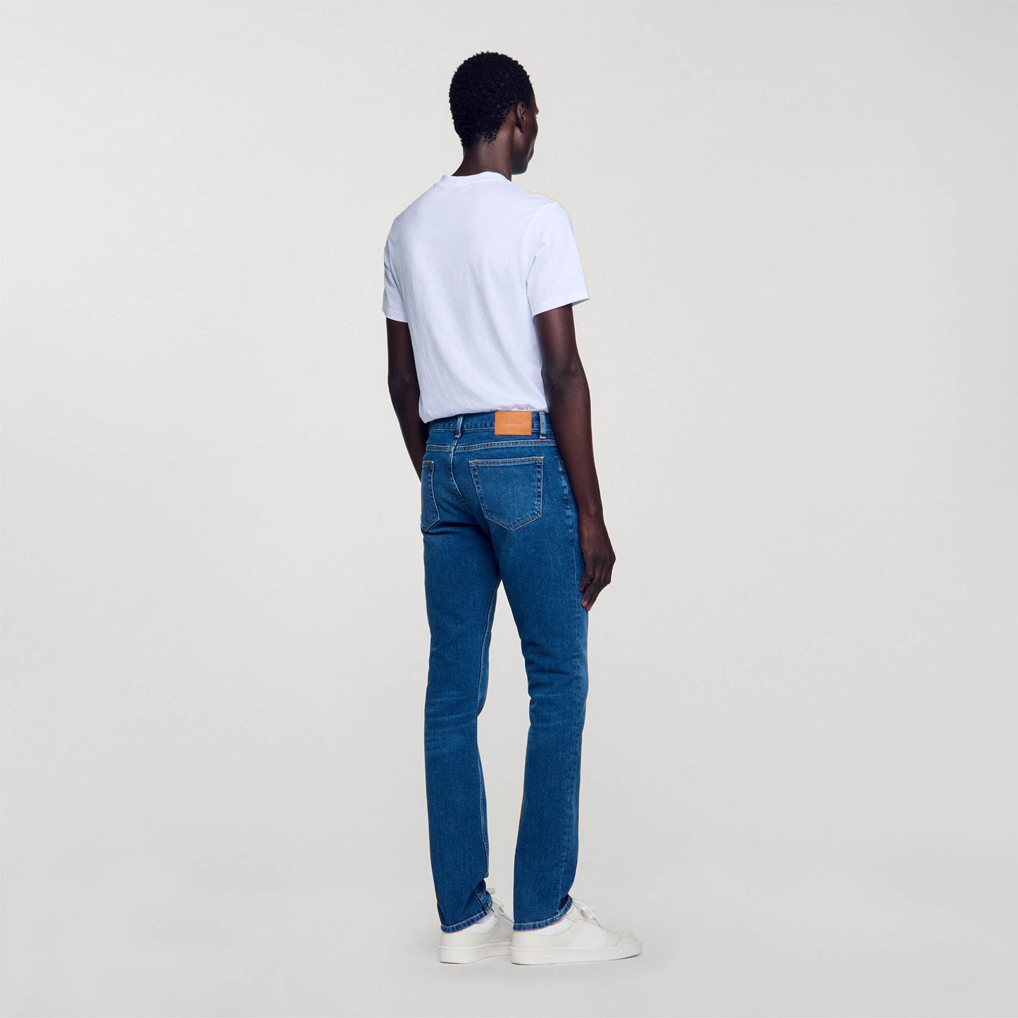 Washed Jeans - Slim Cut Blue Vintage - Denim