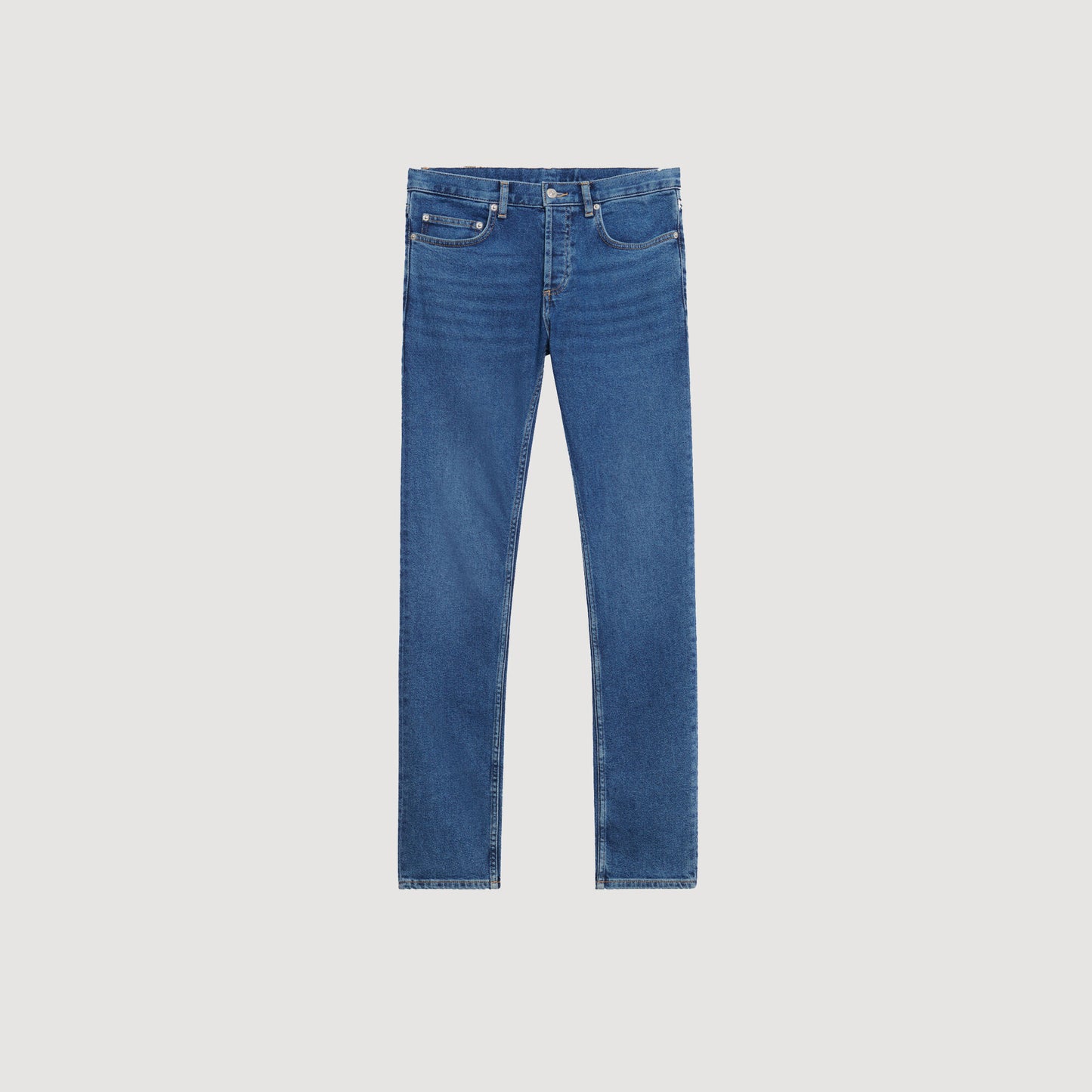 Washed Jeans - Slim Cut Blue Vintage - Denim