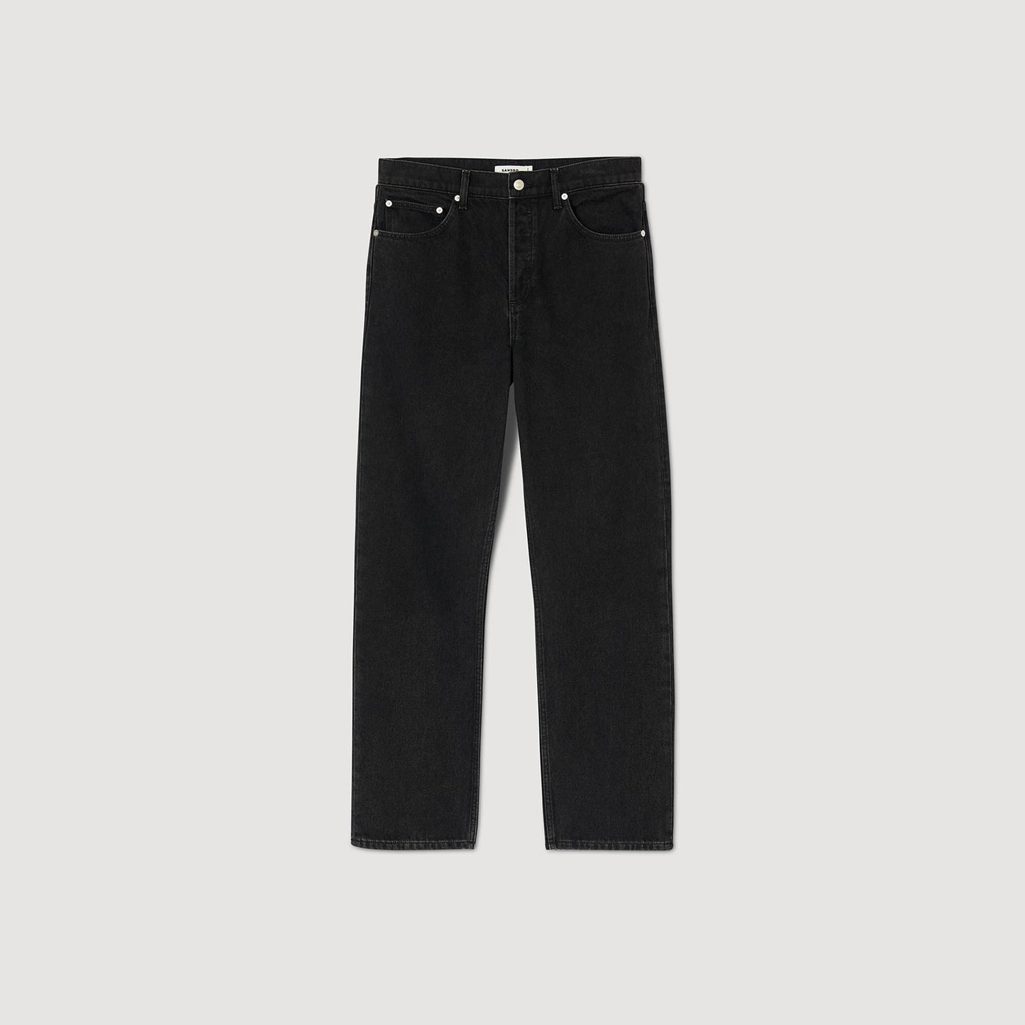 Straight-Fit Jeans Black