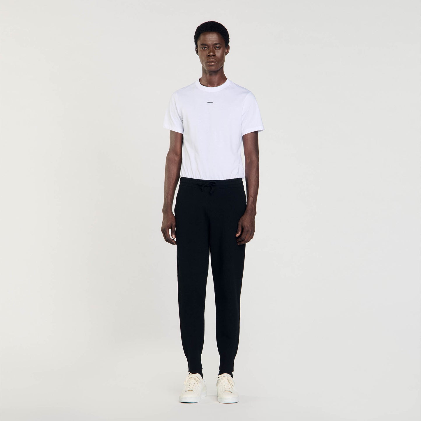 Knit Jogging Bottoms Black