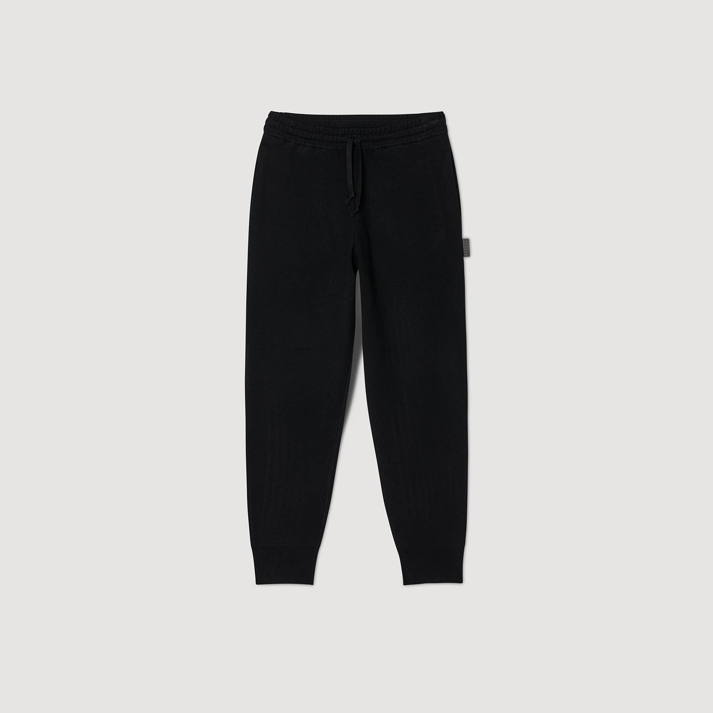 Knit Jogging Bottoms Black