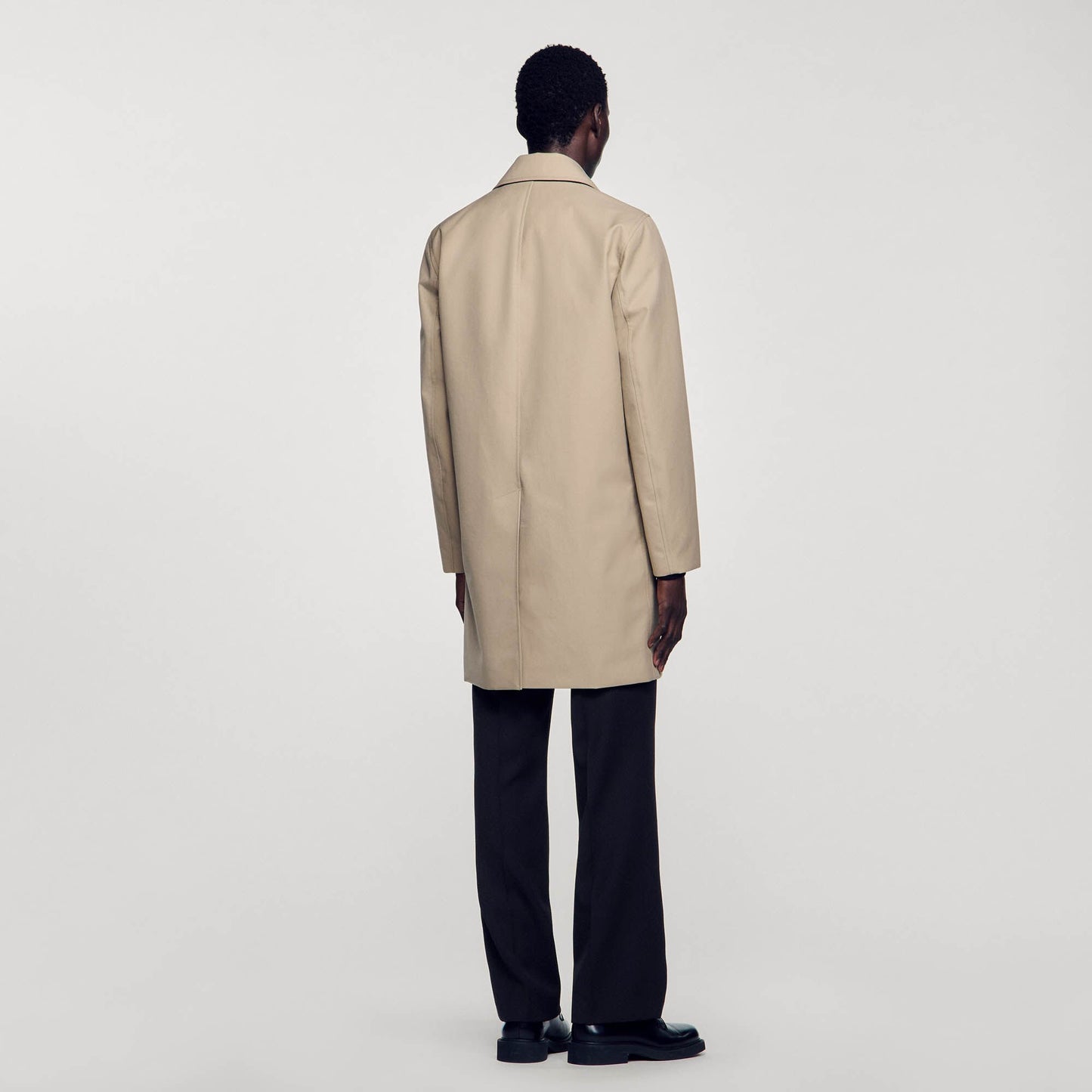 Waterproof Technical Fabric Coat Beige