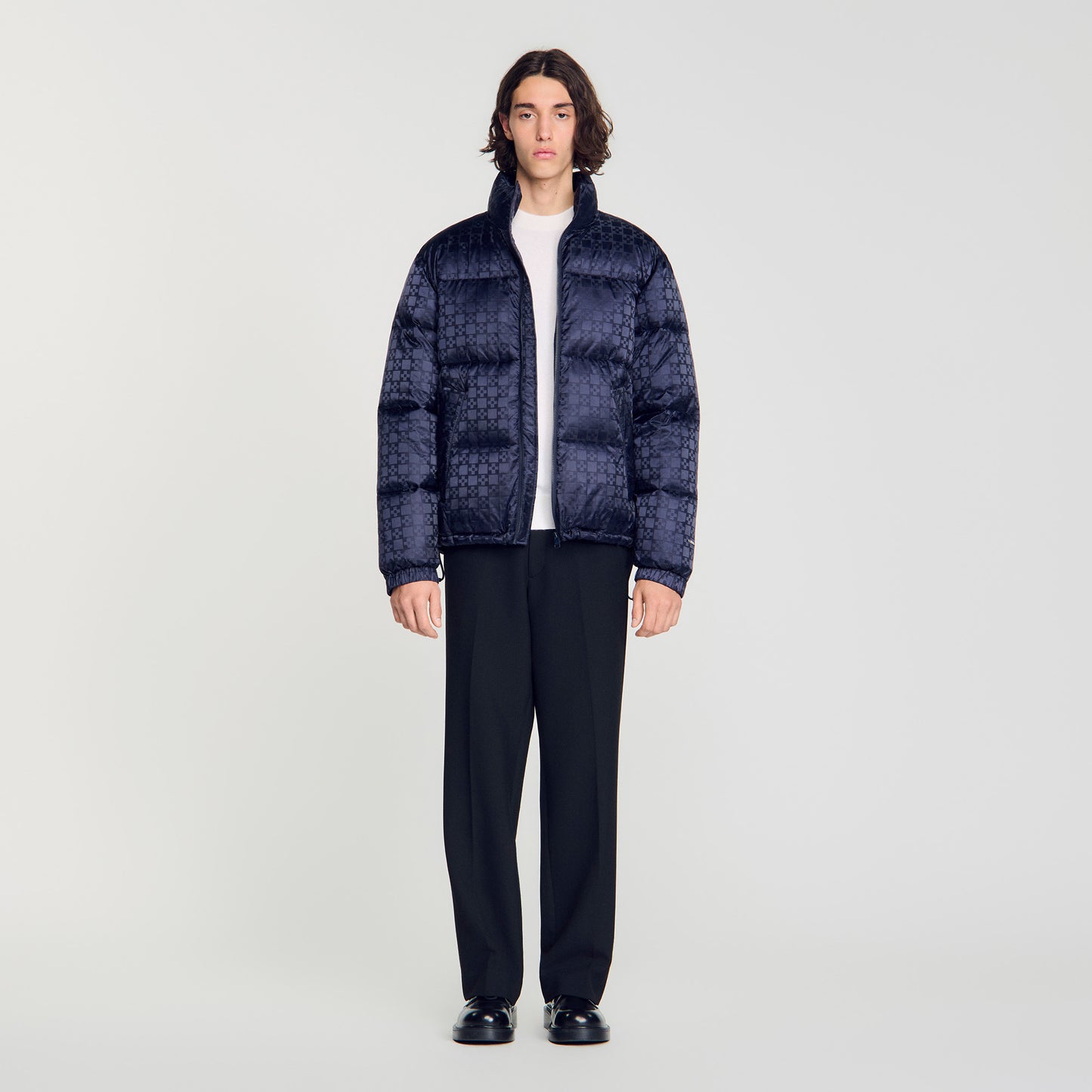 Classic Puffer Cross Water-repellent cross-motif puffer Midnight Blue