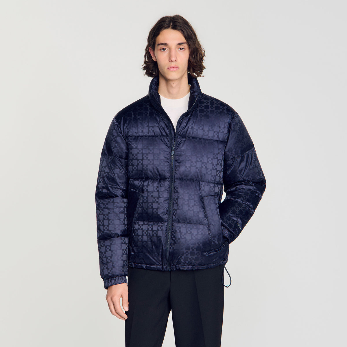 Classic Puffer Cross Water-repellent cross-motif puffer Midnight Blue