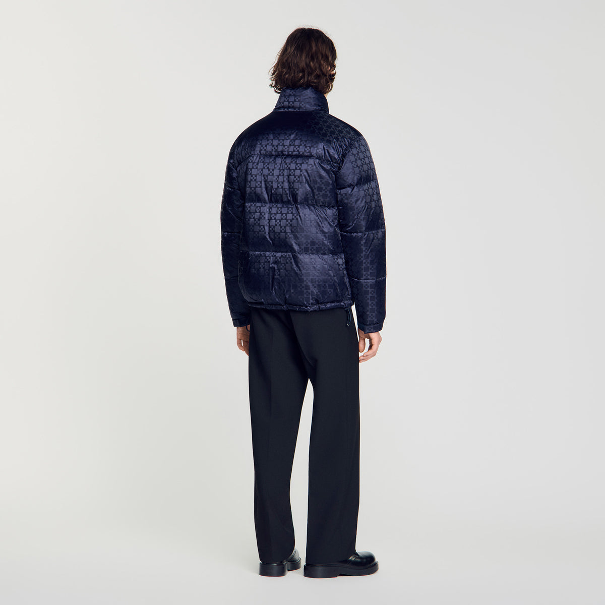 Classic Puffer Cross Water-repellent cross-motif puffer Midnight Blue