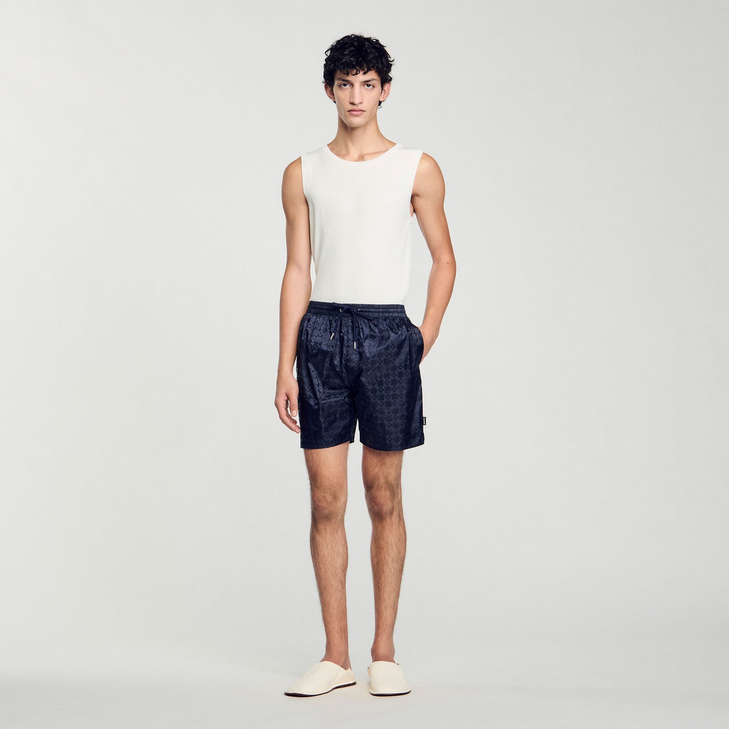 Squarecross Jacquard Mdc Squarecross Swim Shorts Midnightblue Midnightblue