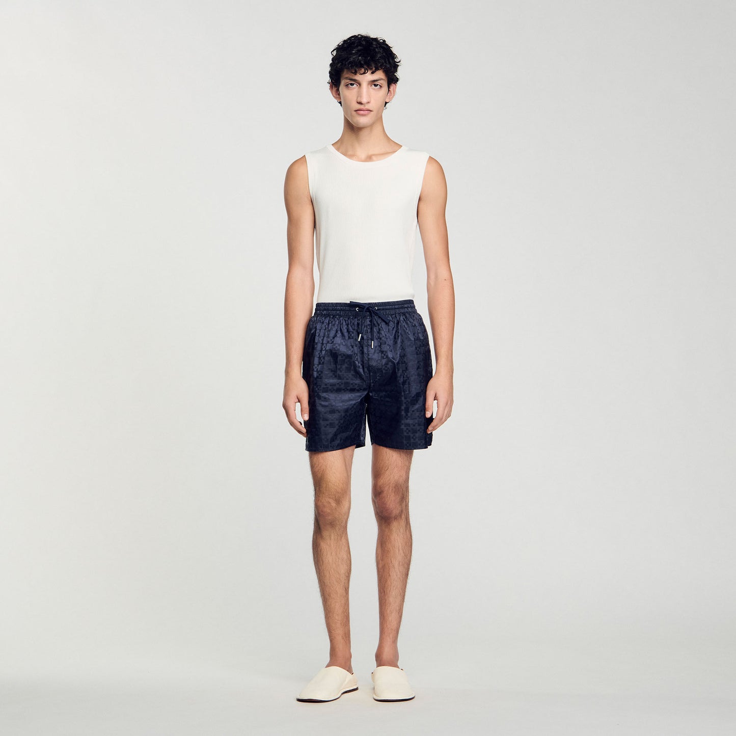 Squarecross Jacquard Mdc Squarecross Swim Shorts Midnightblue Midnightblue